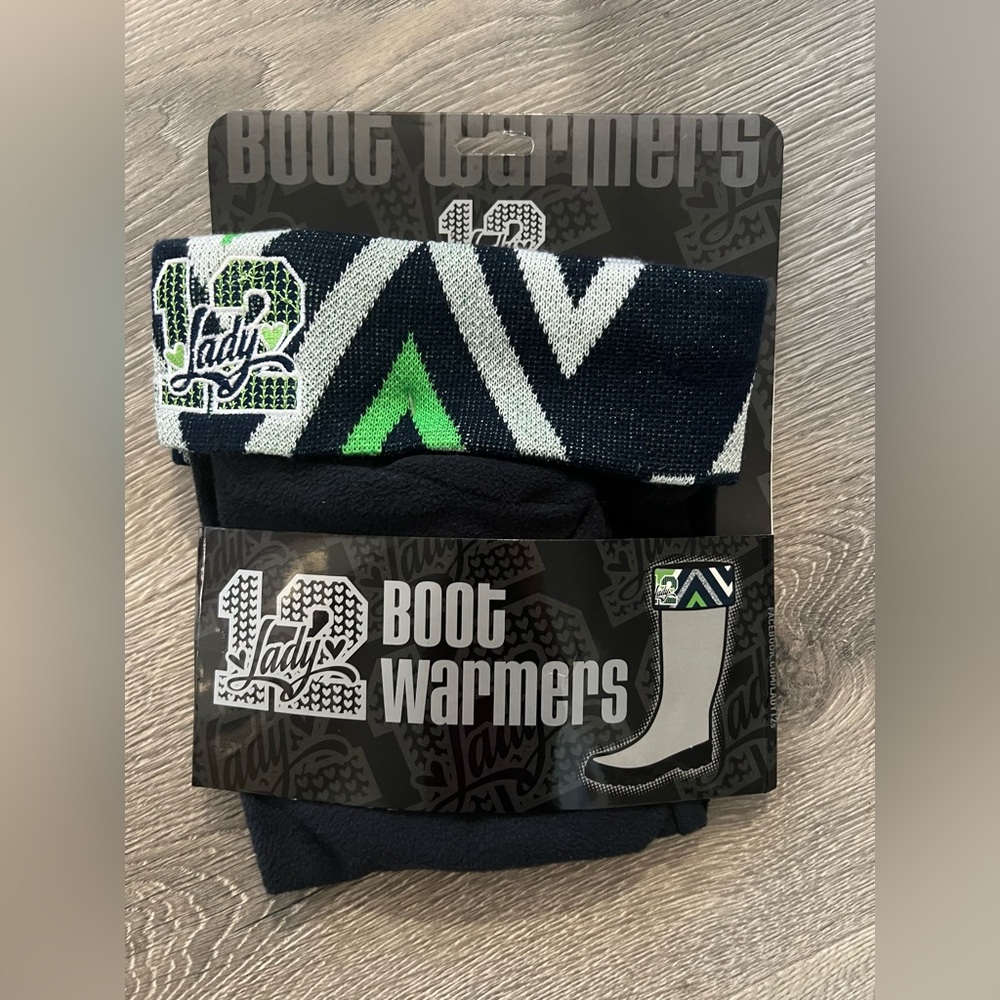 Seahawks Lady 12 Boot Warmers Cuffs